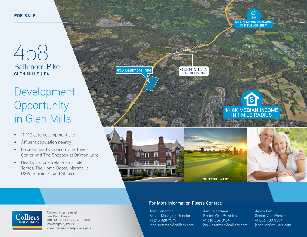 Development Opportunity in Glen Mills