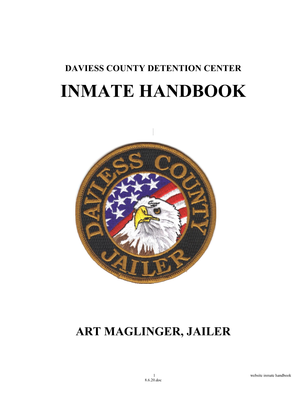 Inmate Handbook