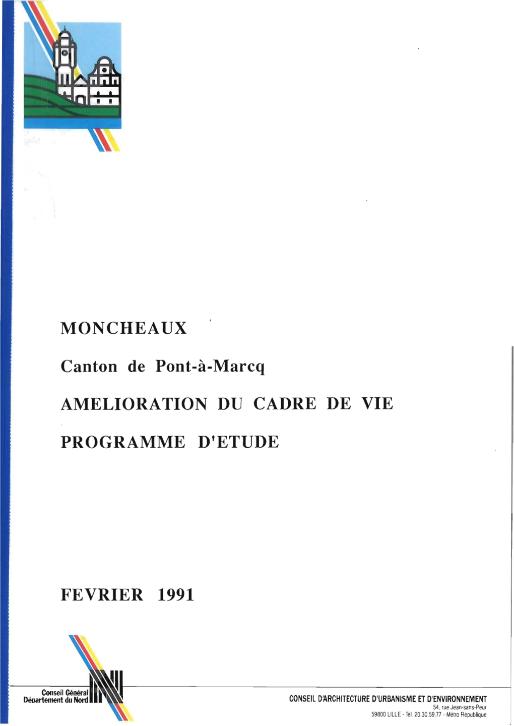 Programme D'étude Amélioration Du Cadre De Vie, Moncheaux