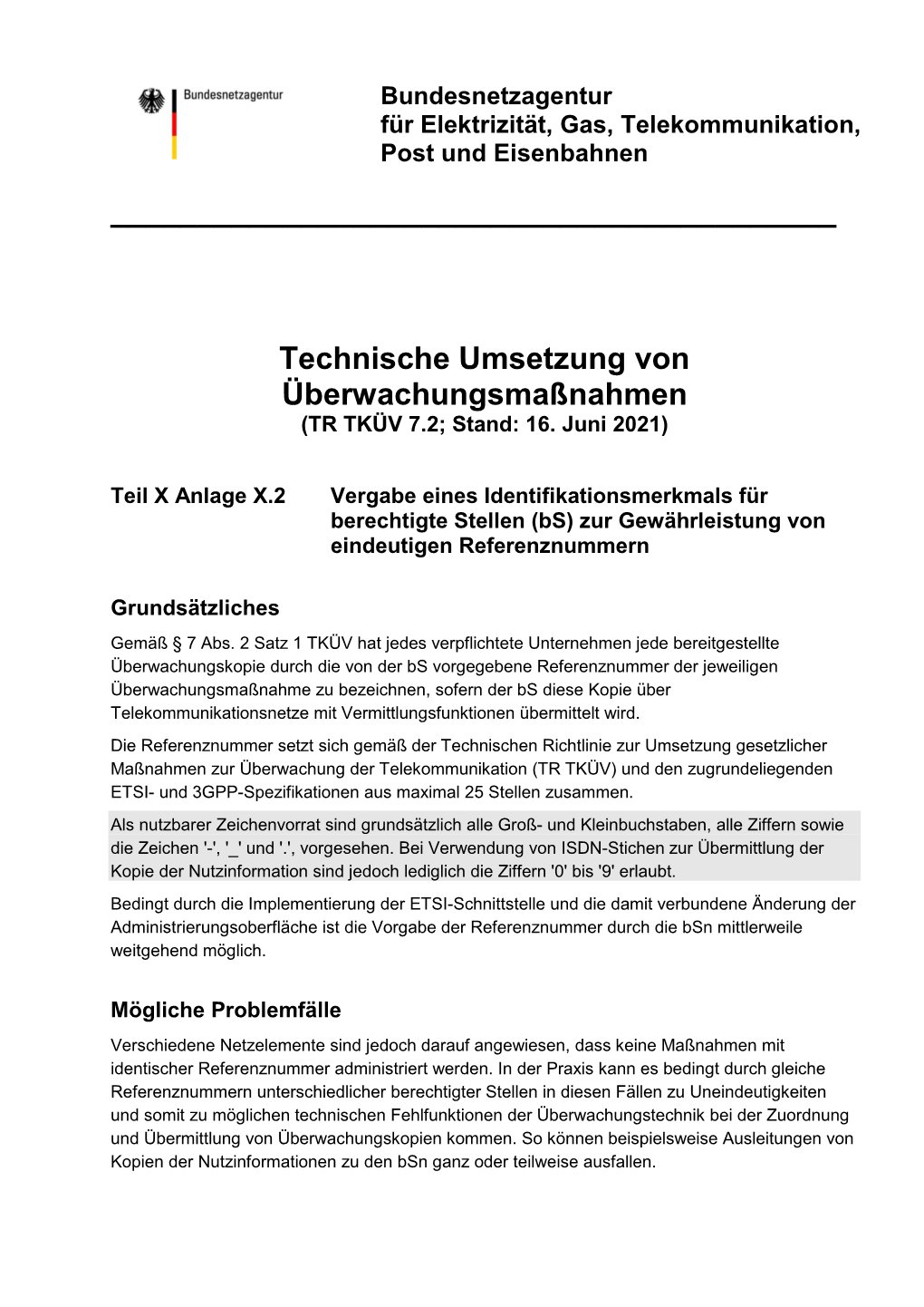 TR TKÜV 7.2; Stand: 16