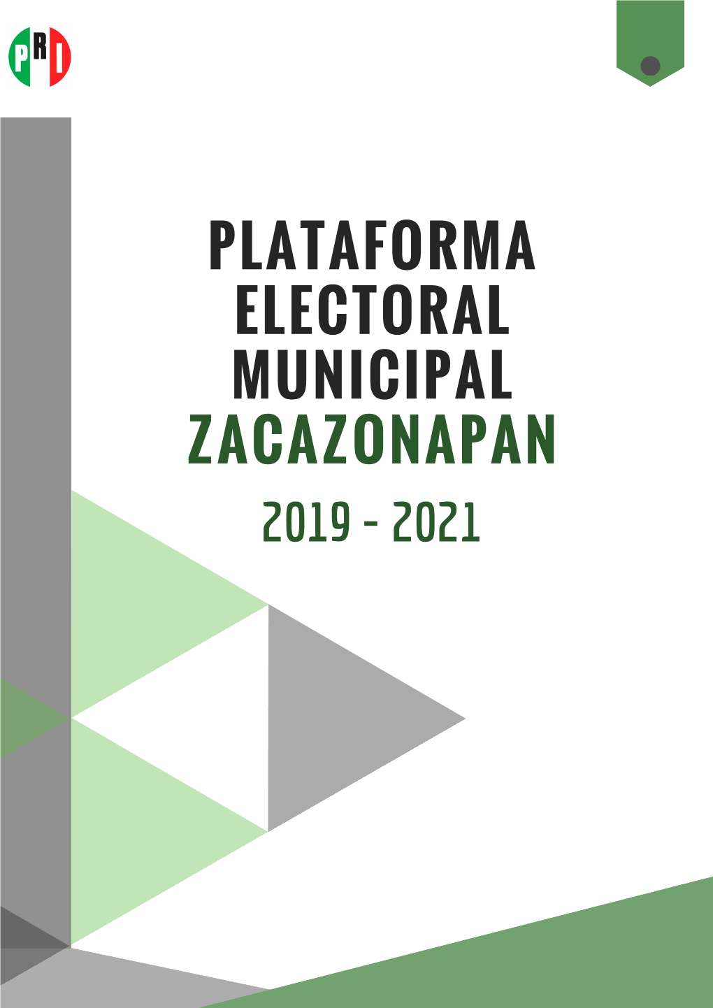 2021 Plataforma Electoral Municipal Zacazonapan