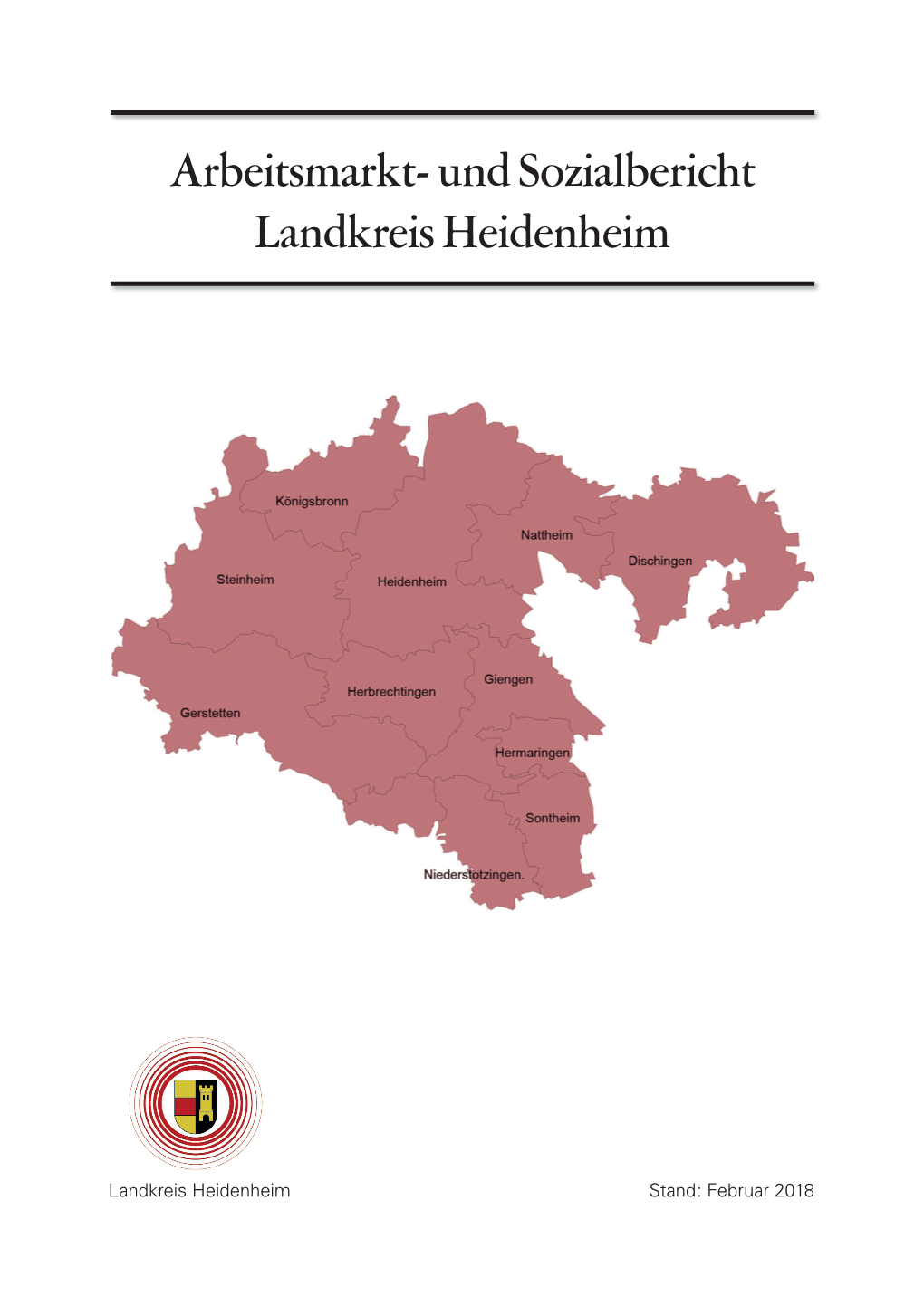 Arbeitsmarkt- Und Sozialbericht Landkreis Heidenheim