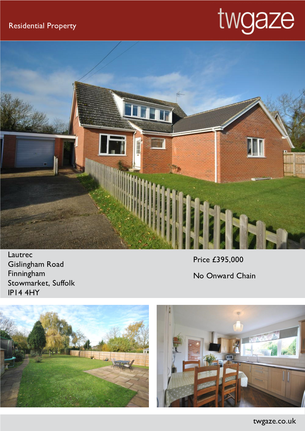 Residential Property Lautrec Gislingham Road Finningham