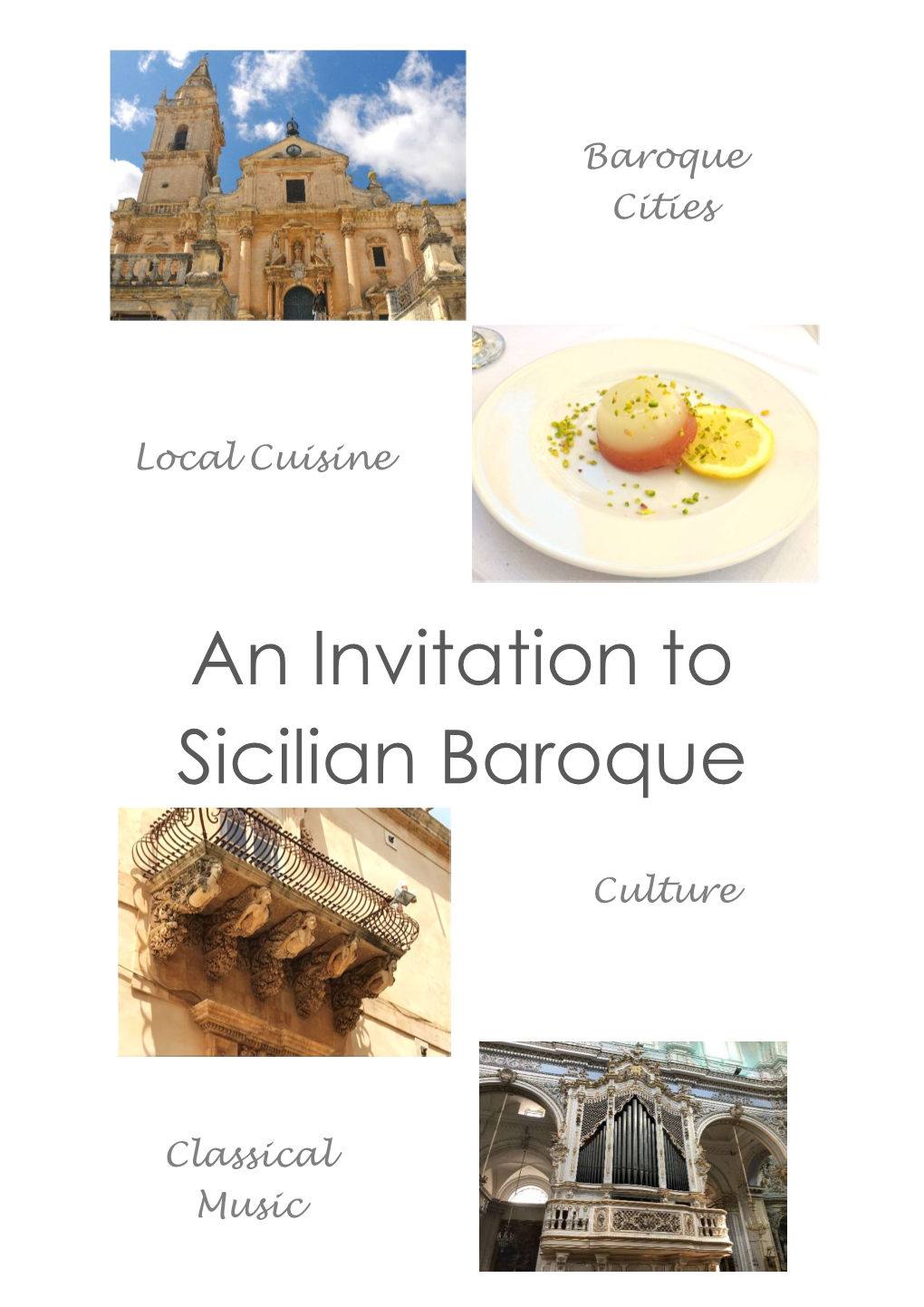 An Invitation to Sicilian Baroque