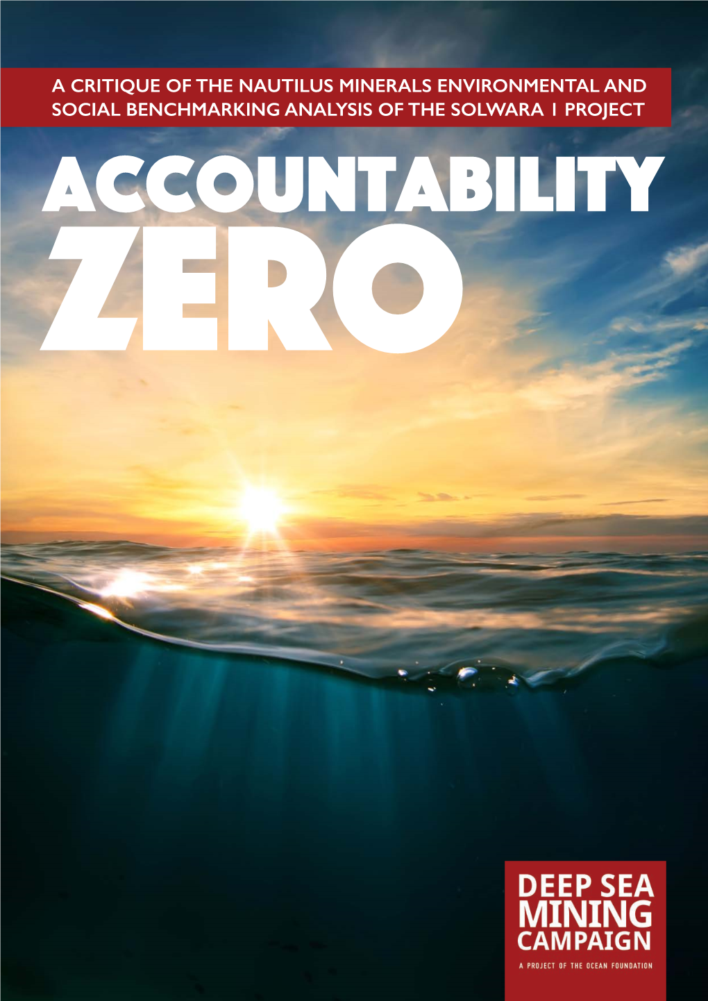 Accountability Zero: a Critique of Nautilus Minerals Environmental