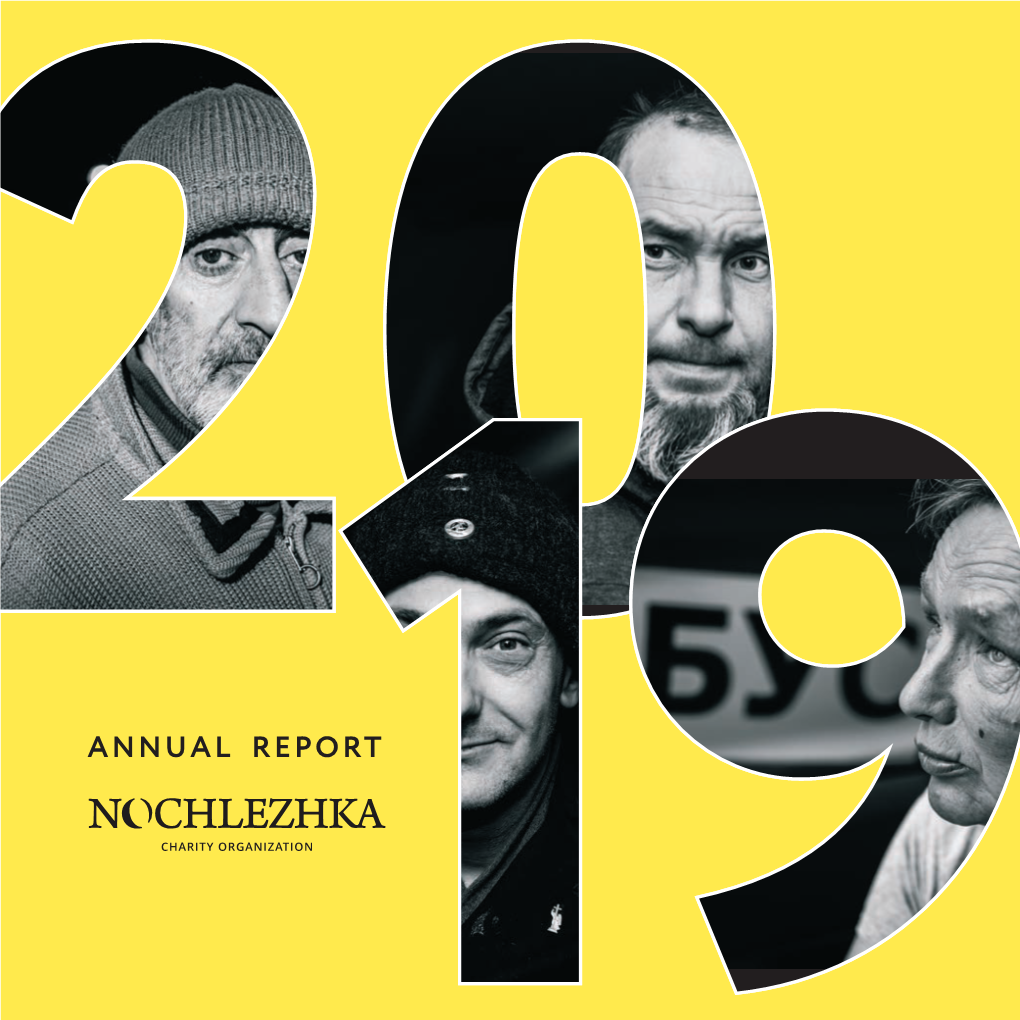 Annual Report Nochlezhka Charity Annual Report About Its Work in 2019