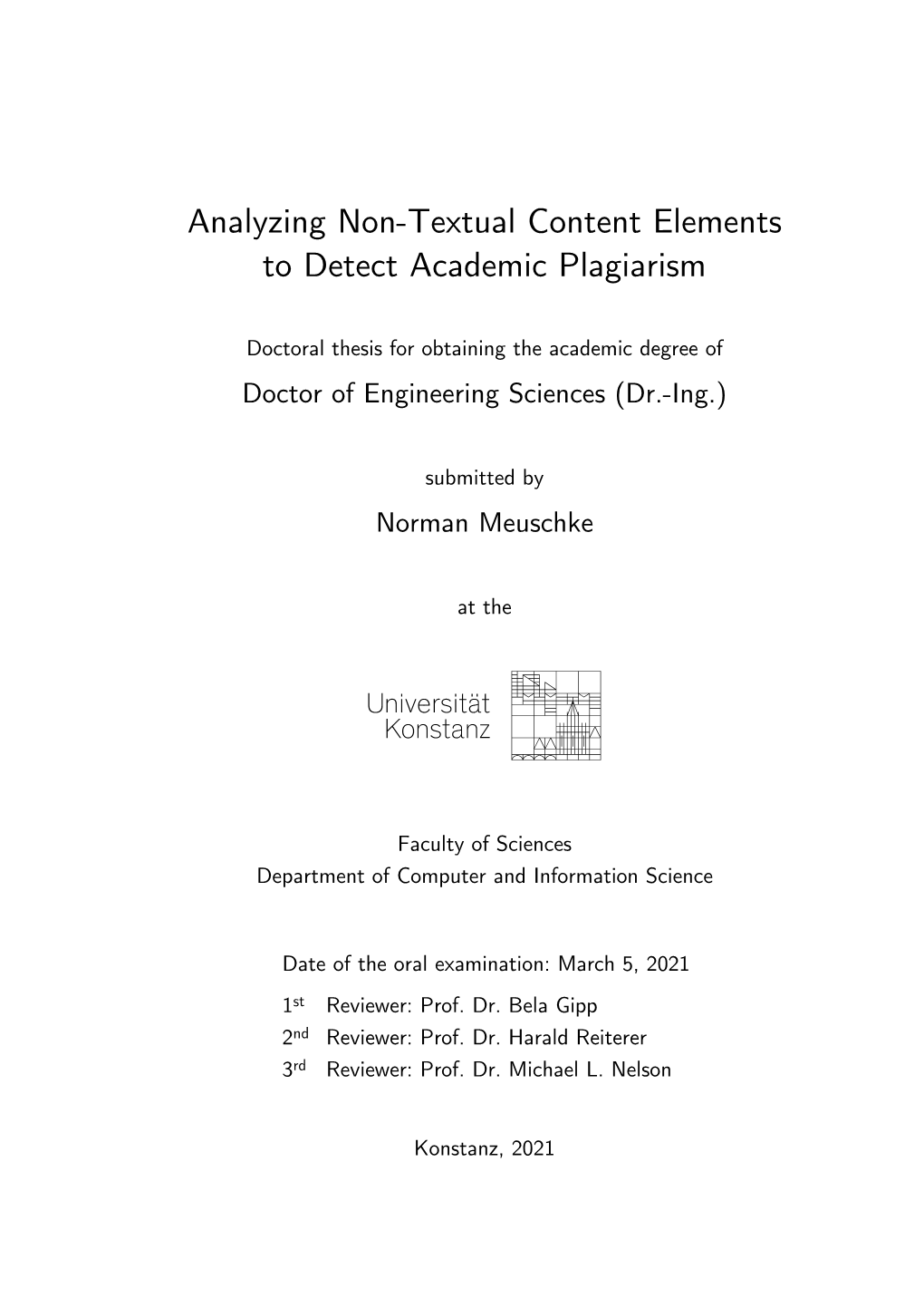 Analyzing Non-Textual Content Elements to Detect Academic Plagiarism