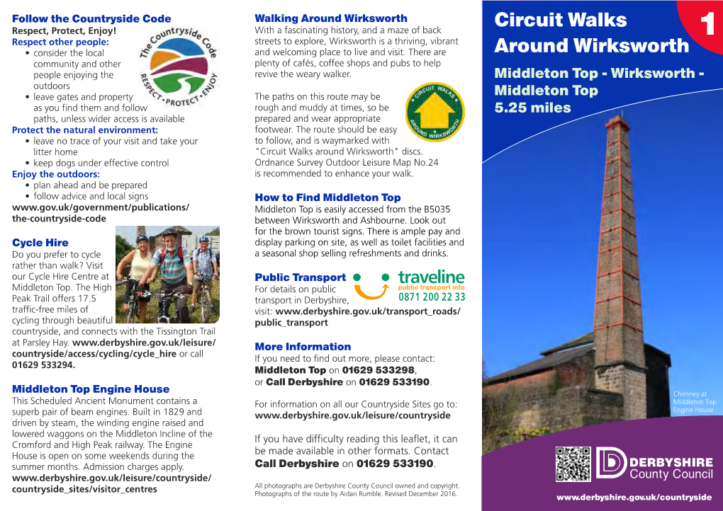 Circuit Walks Around Wirksworth Circ Uit Walk S