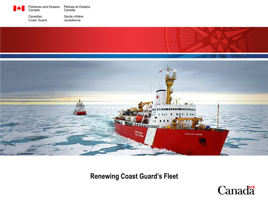 Canadian Coast Guard: Fleet Renewal