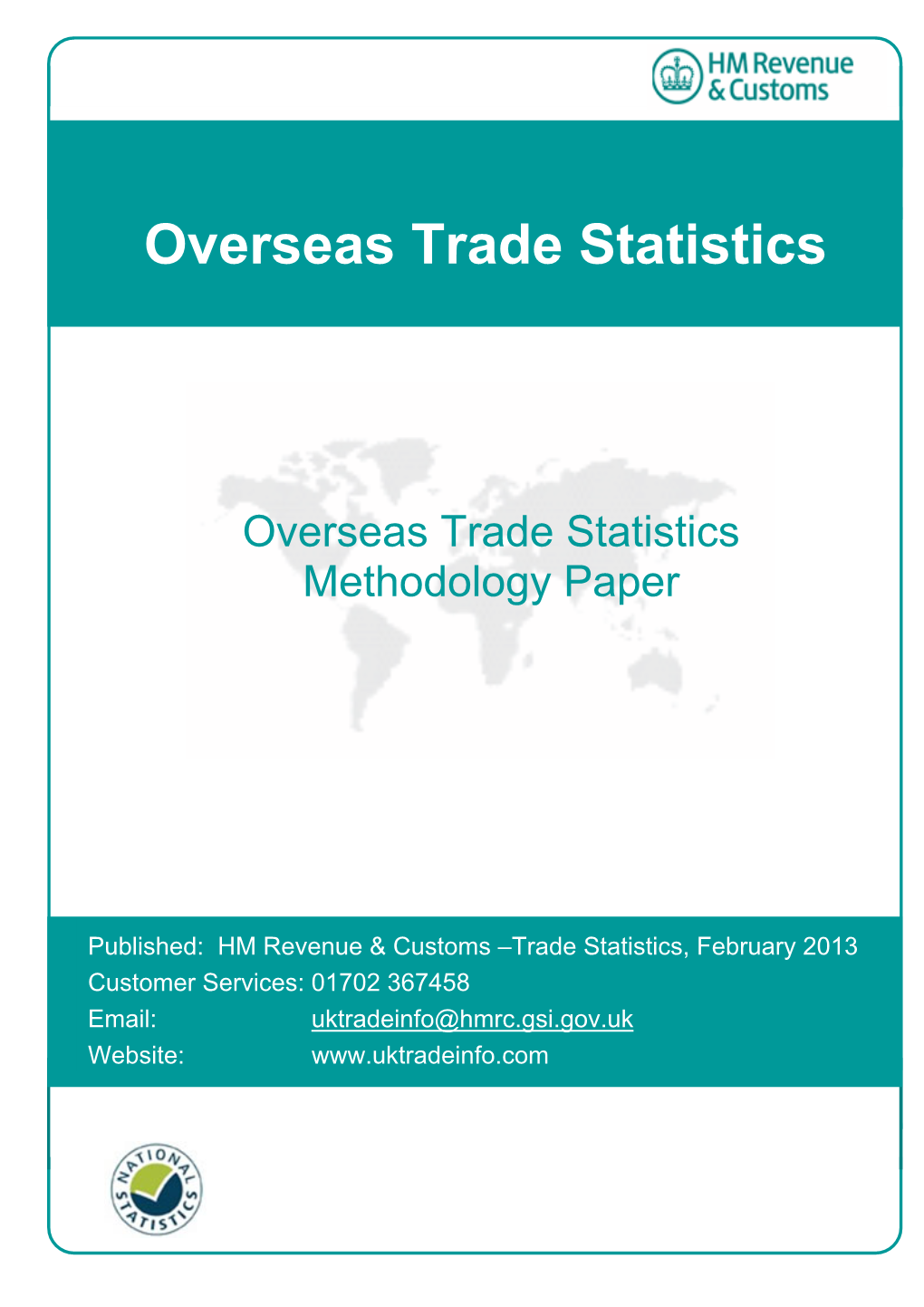 Overseas Trade Statistics Methodology Paper