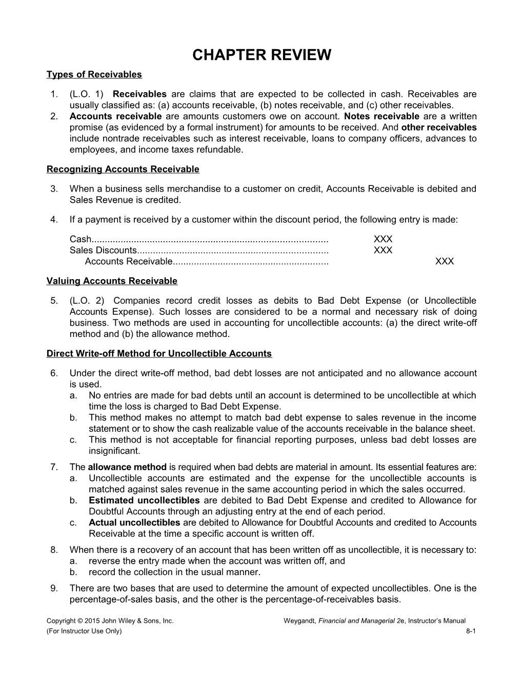 Types of Receivables s1