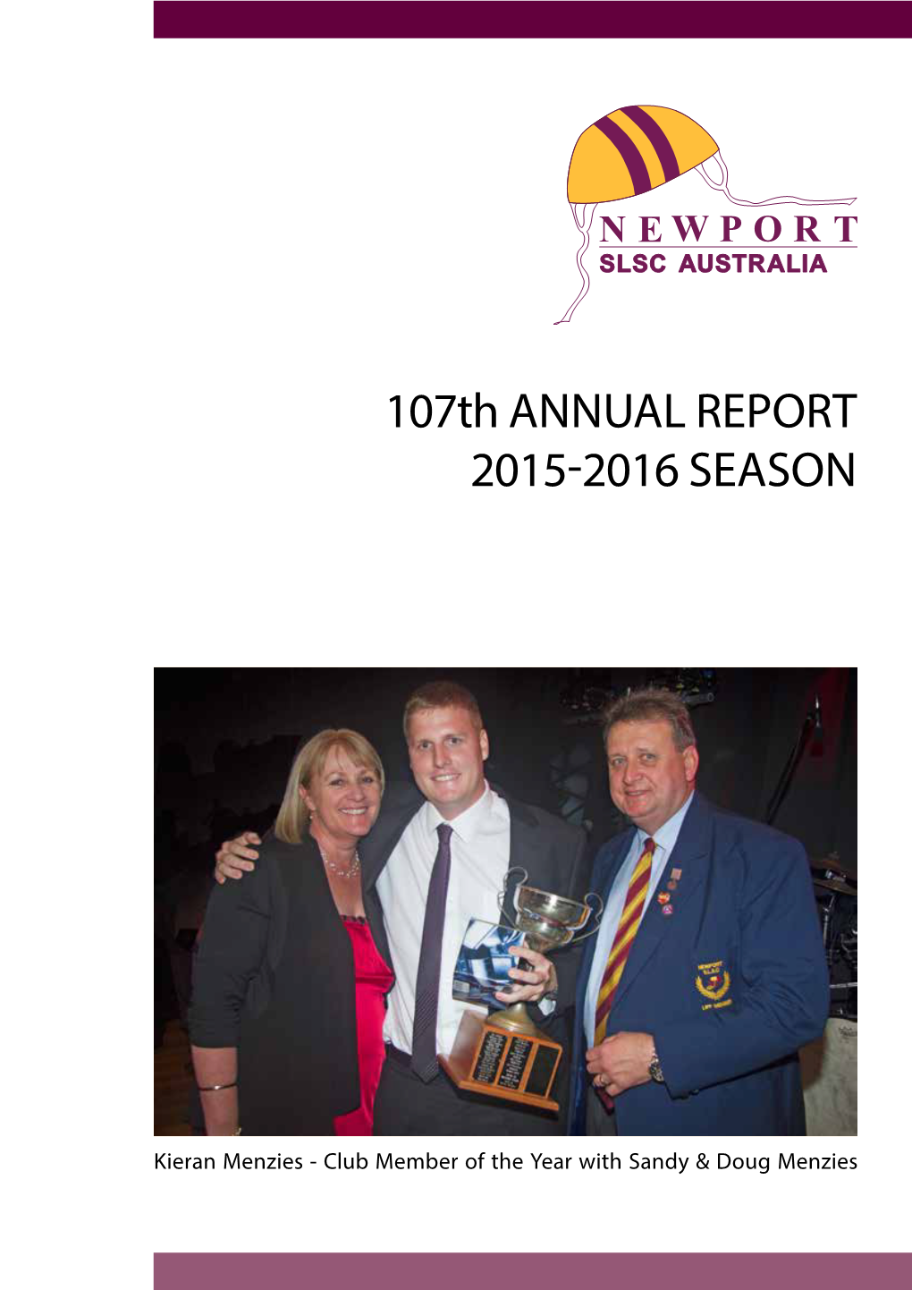 107Th ANNUAL REPORT 2015-2016 SEASON