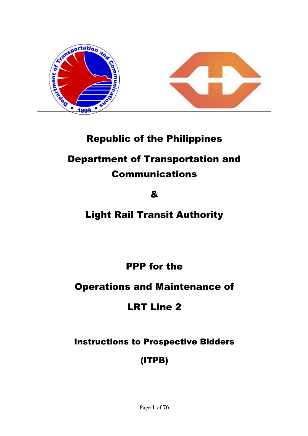 Department of Transportation and Communications