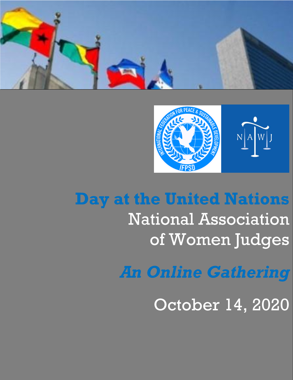 Day at the United Nations National Association of Women Judges An