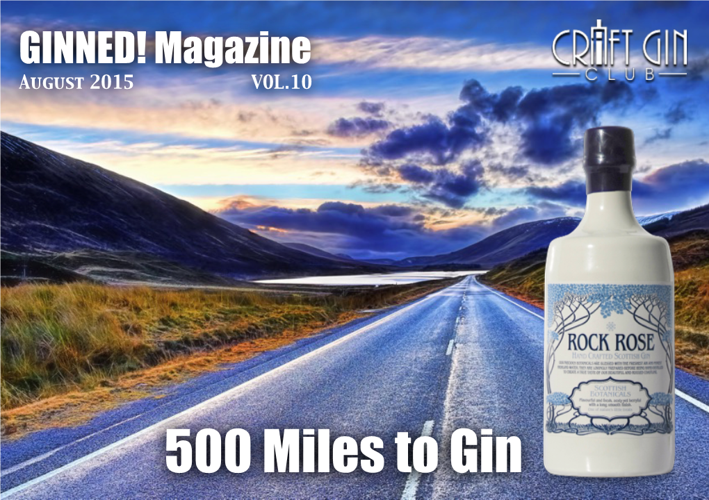 GINNED! Magazine August 2015 VOL.10