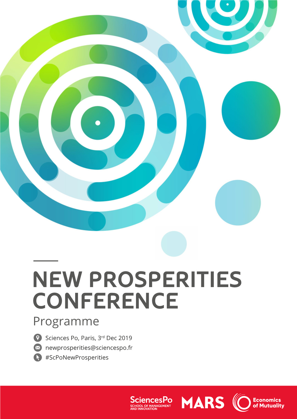 NEW PROSPERITIES CONFERENCE Programme