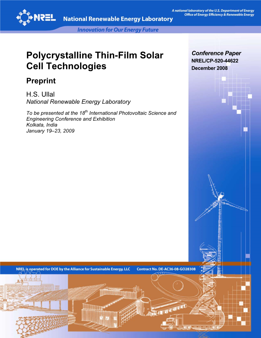 Polycrystalline Thin-Film Solar Cell Technologies: Preprint DE-AC36-08-GO28308