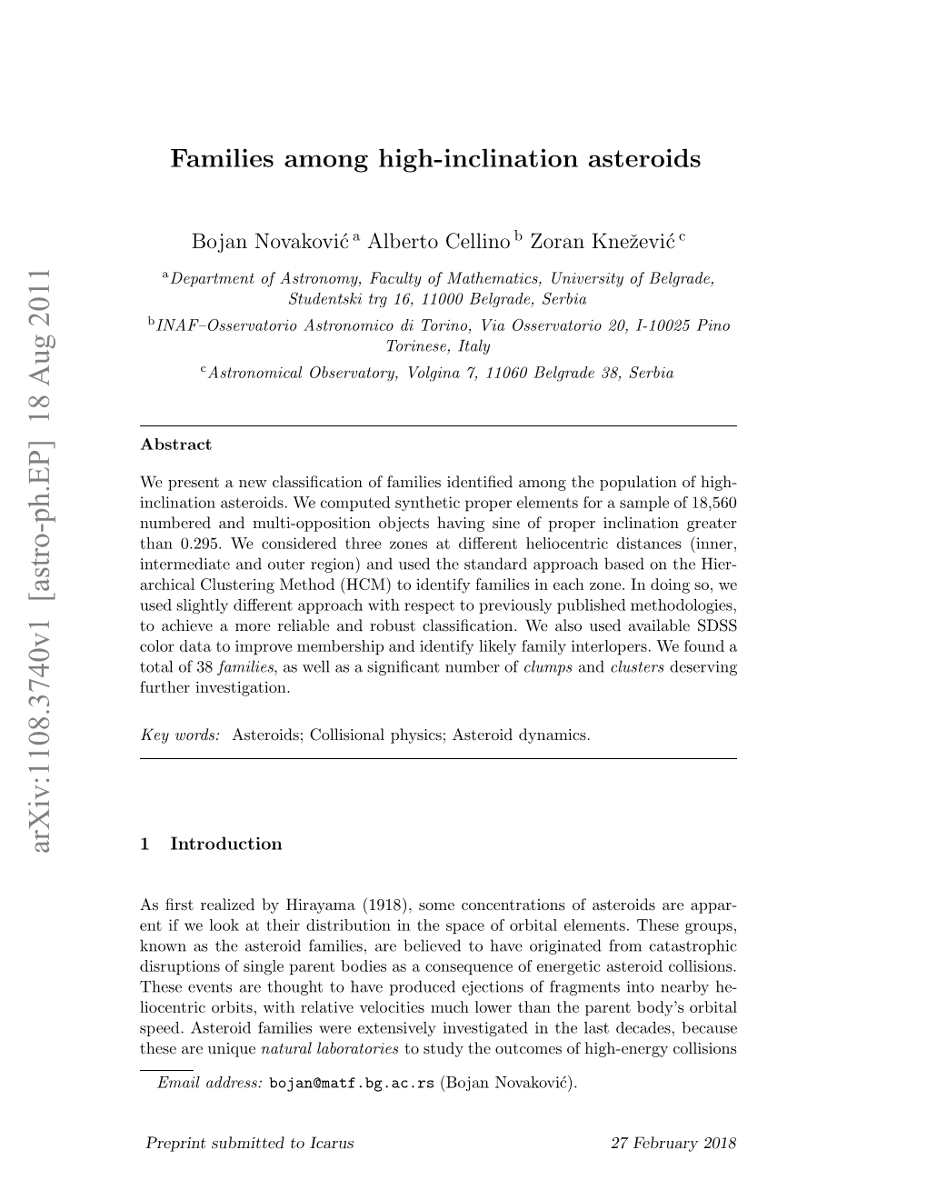 Families Among High-Inclination Asteroids Were Seriously Limited by the Paucity of Discovered Asteroids and Available Proper Elements