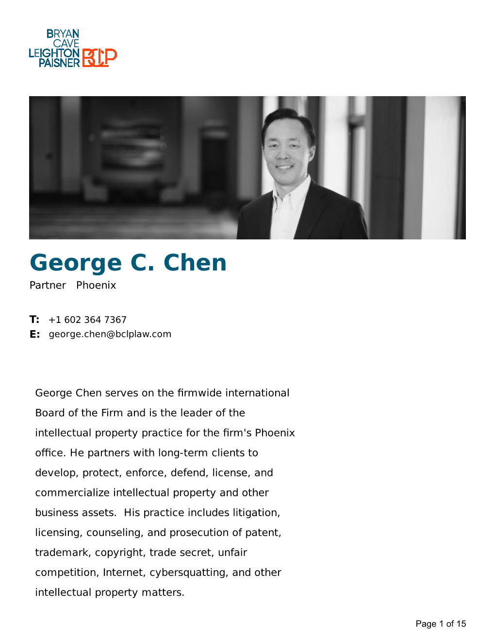 George C. Chen Partner Phoenix