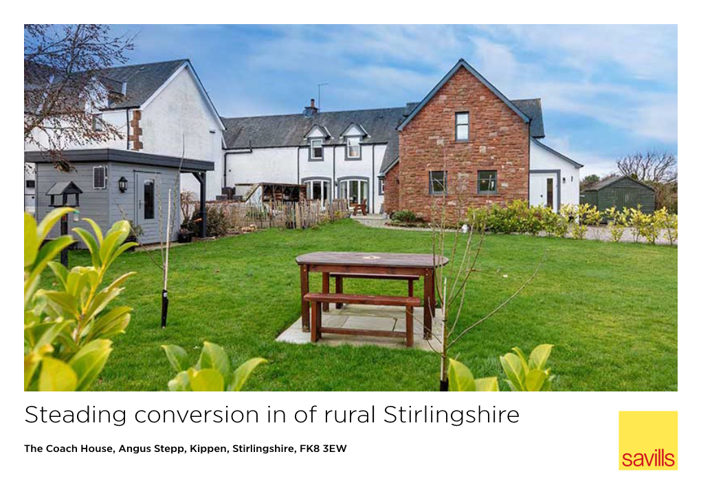 Steading Conversion in of Rural Stirlingshire
