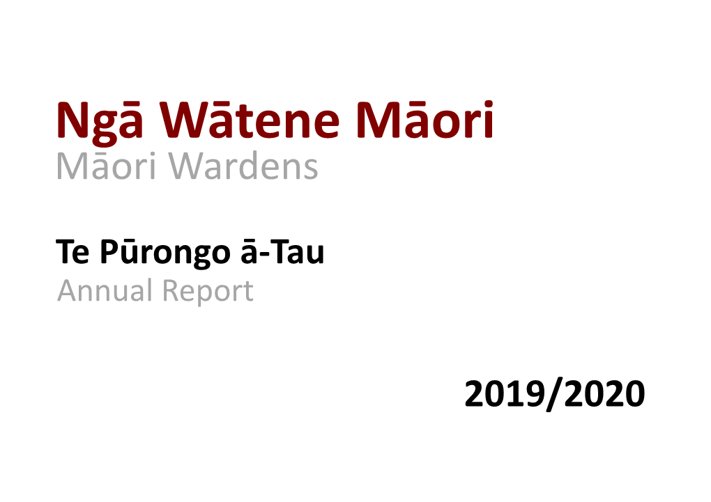 Ngā Wātene Māori