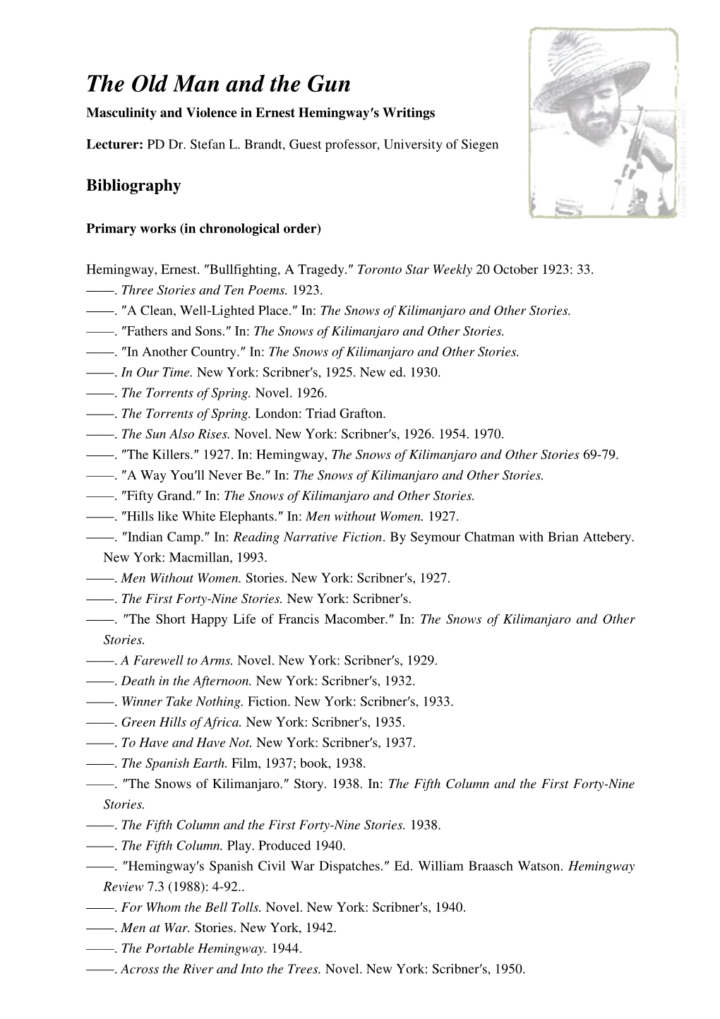 Bibliography