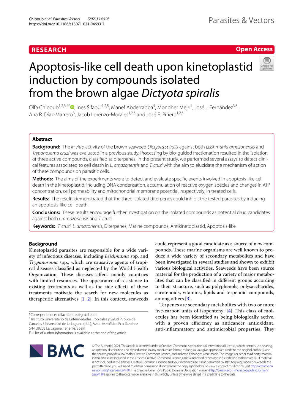 Apoptosis-Like Cell Death Upon Kinetoplastid Induction By