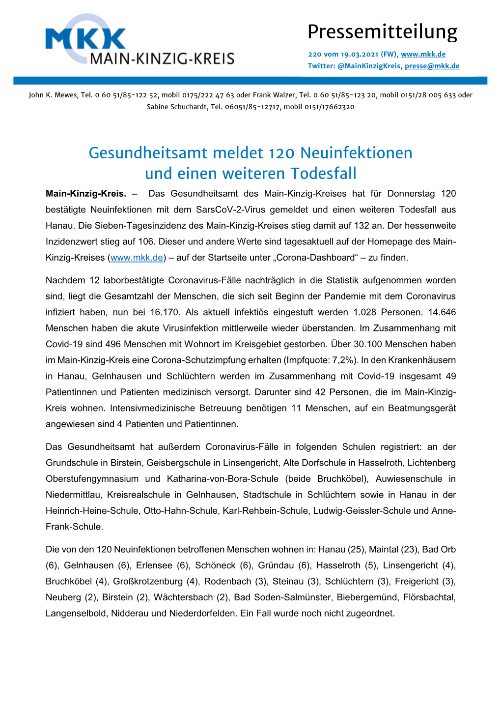 Pressemitteilung MKK Vom 19.03.2021