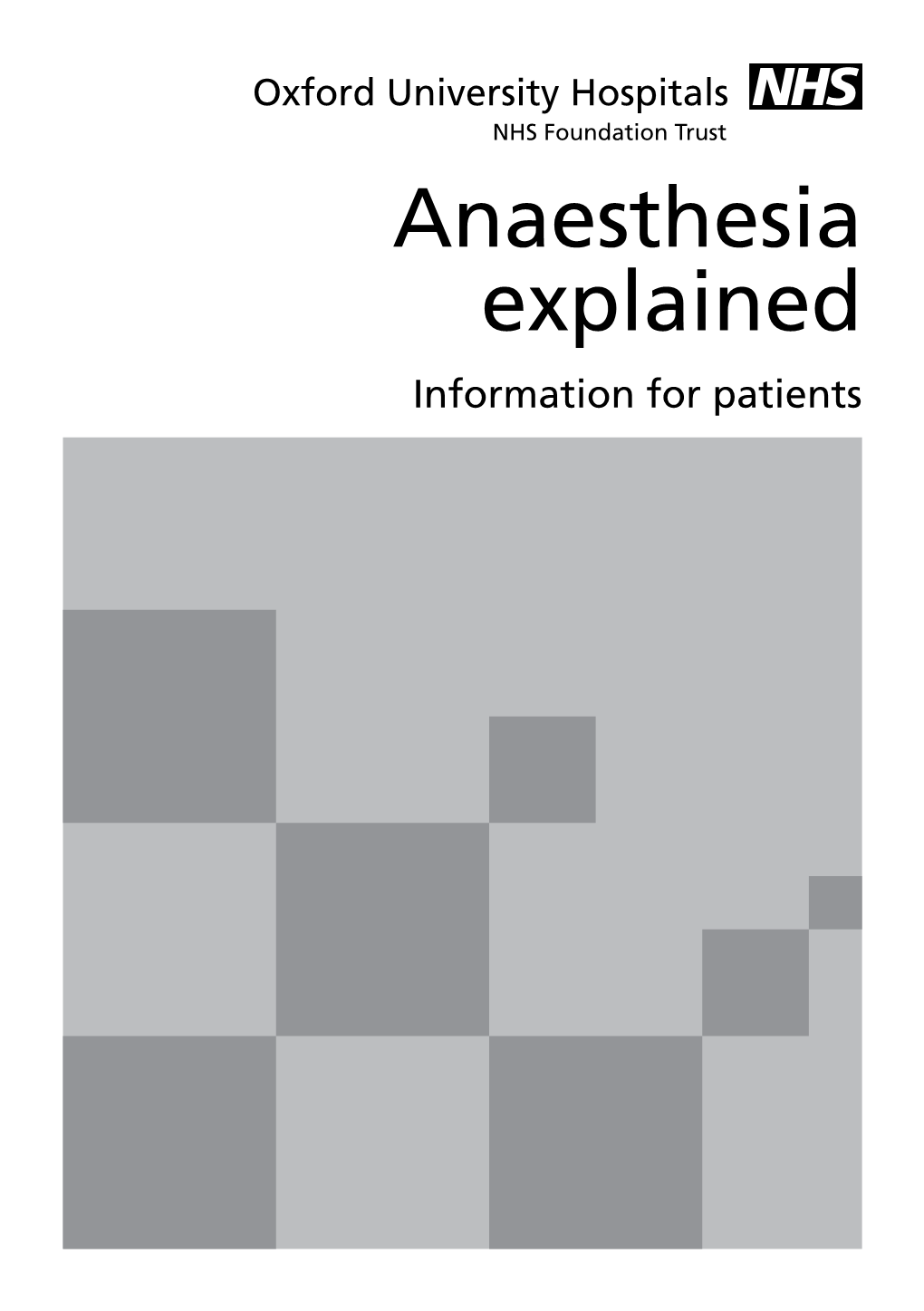 Anaesthesia Explained (Pdf)