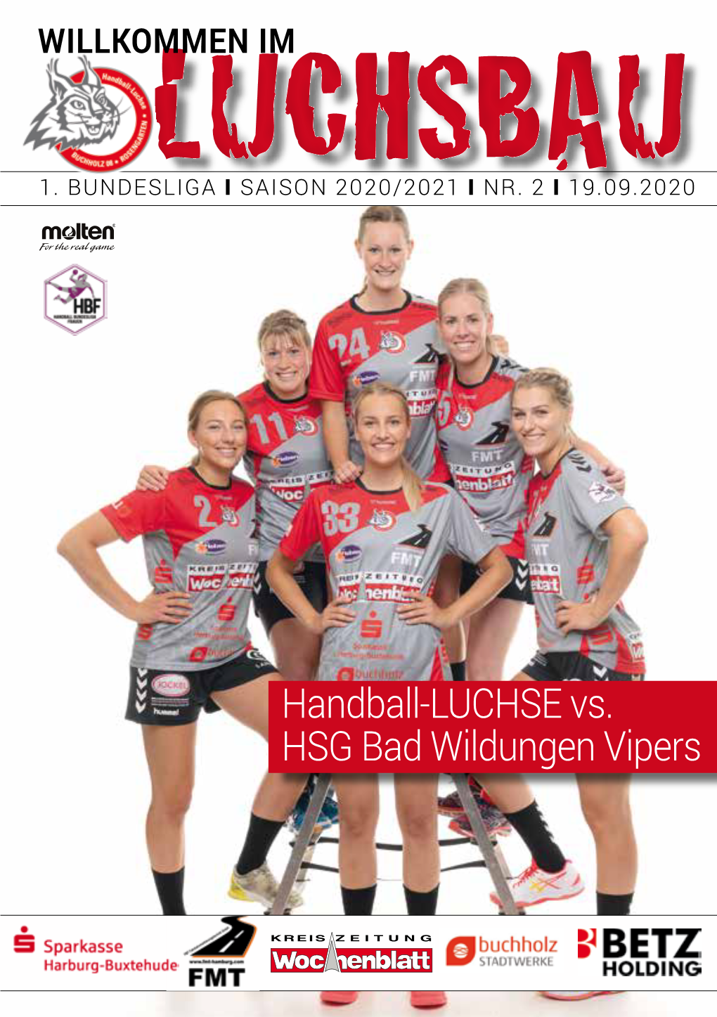 Handball-LUCHSE Vs. HSG Bad Wildungen Vipers Willkommen Im LUCHSBAU I 3