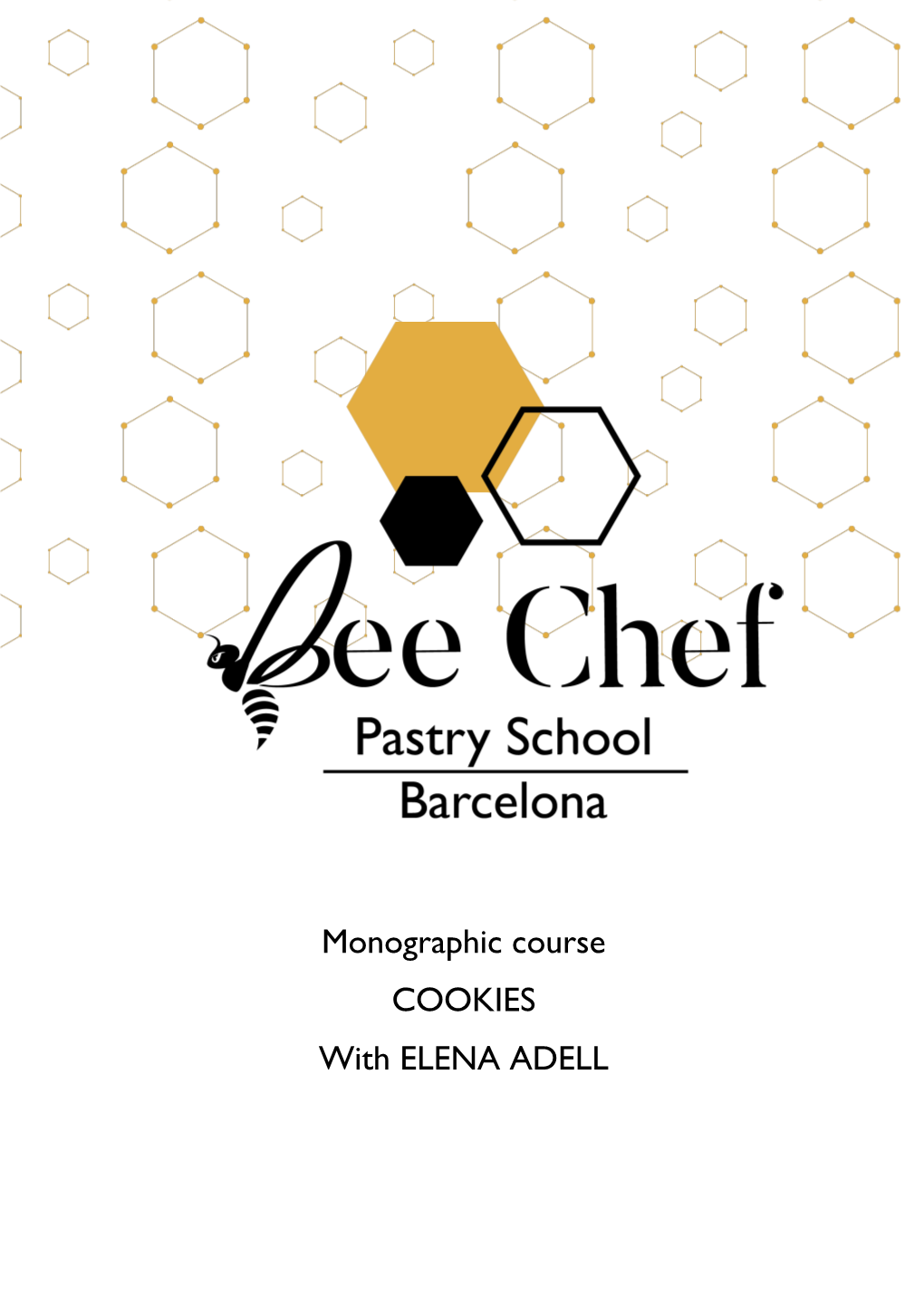 Monographic Course COOKIES with ELENA ADELL