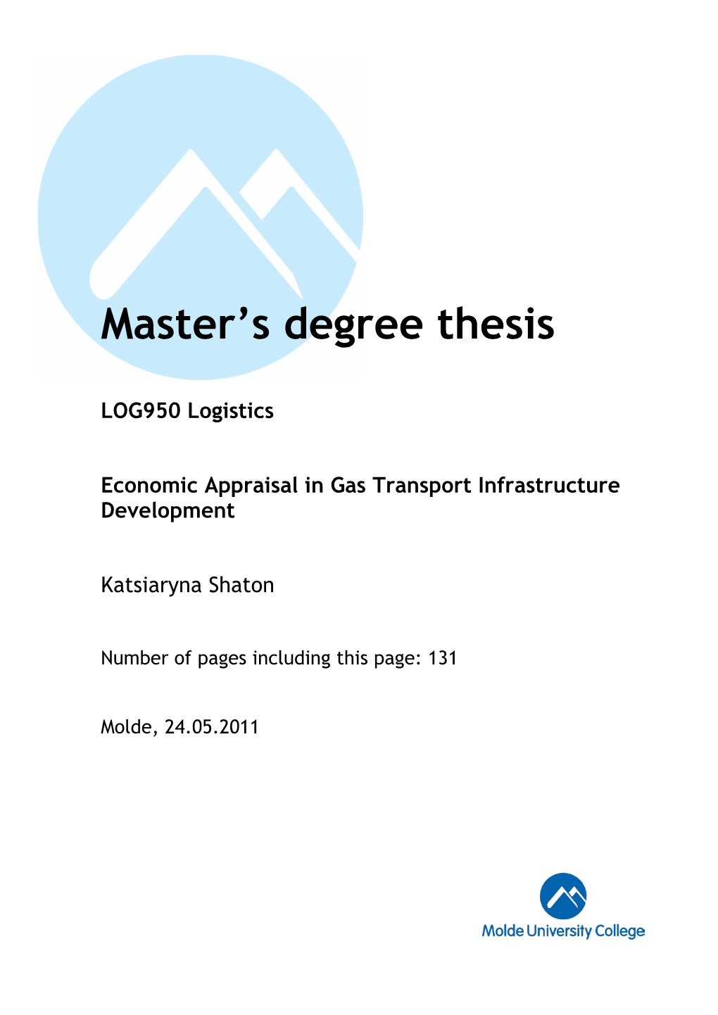 Master's Degree Thesis