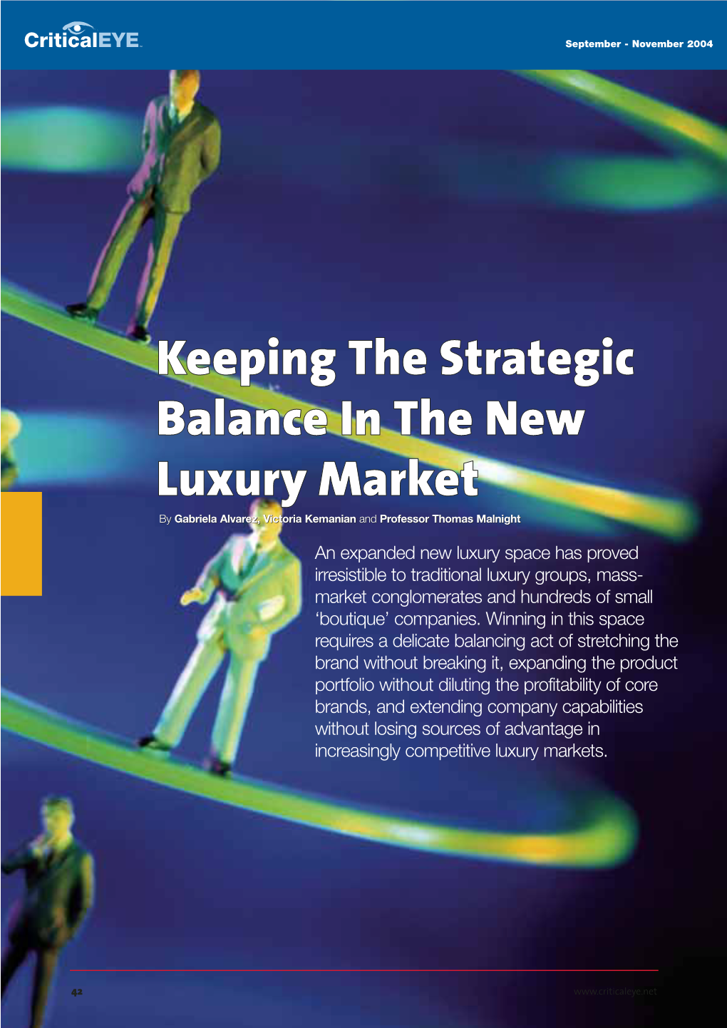 Keeping the Strategic Balance in the New Luxury Market