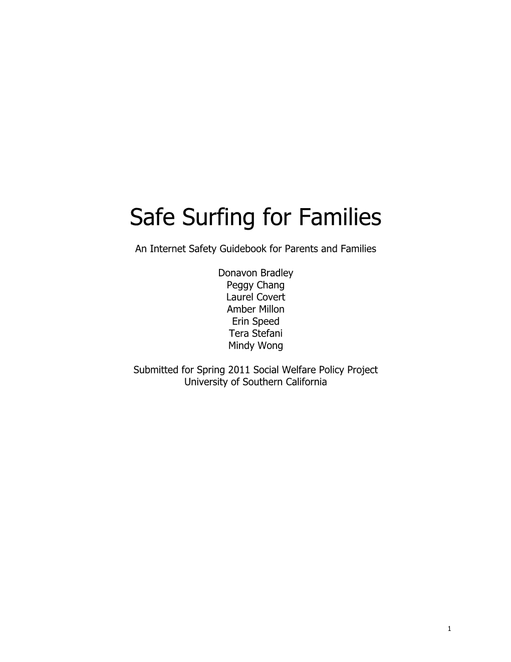 Safe Surfing for Families Guidebook .Pdf