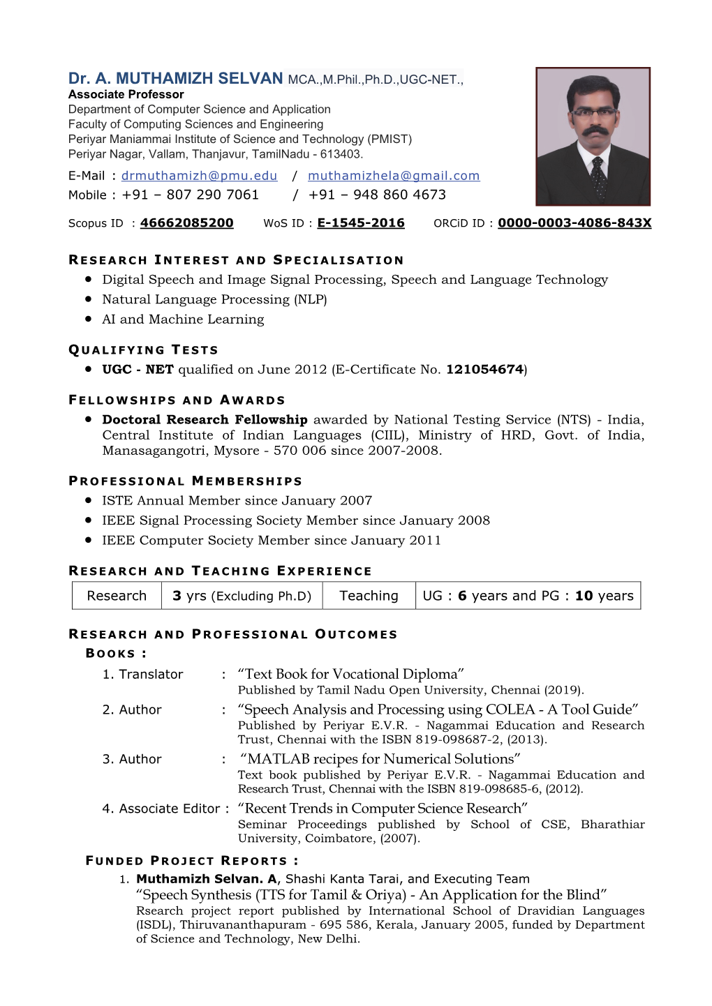 “Text Book for Vocational Diploma” : “Speech Analysis and Processing