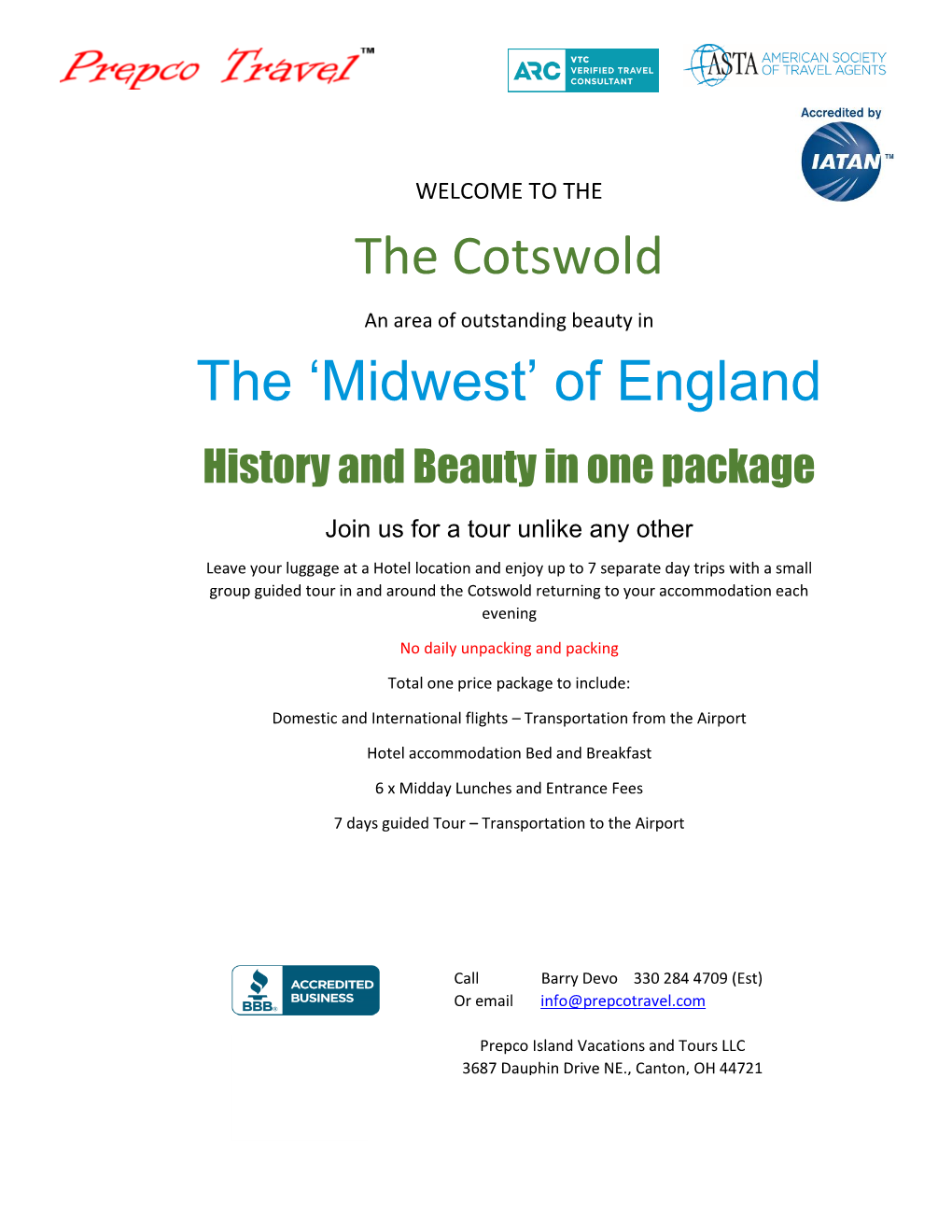 The Cotswold the 'Midwest' of England