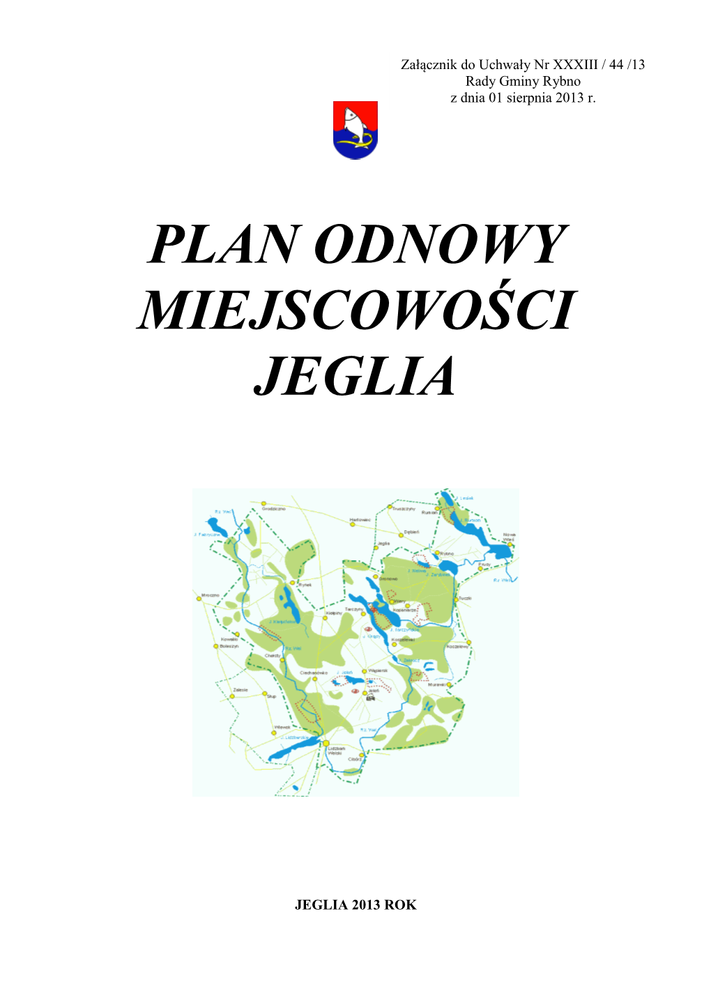 Plan Odnowy Miejscowości Jeglia