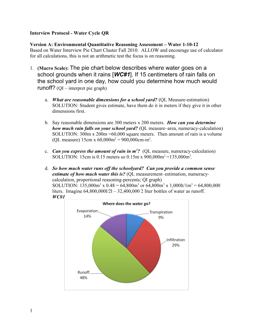 Interview Protocol - Water Cycle QR