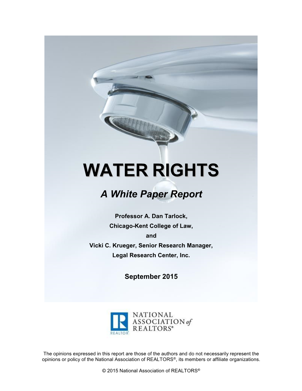 Water Rights Framework