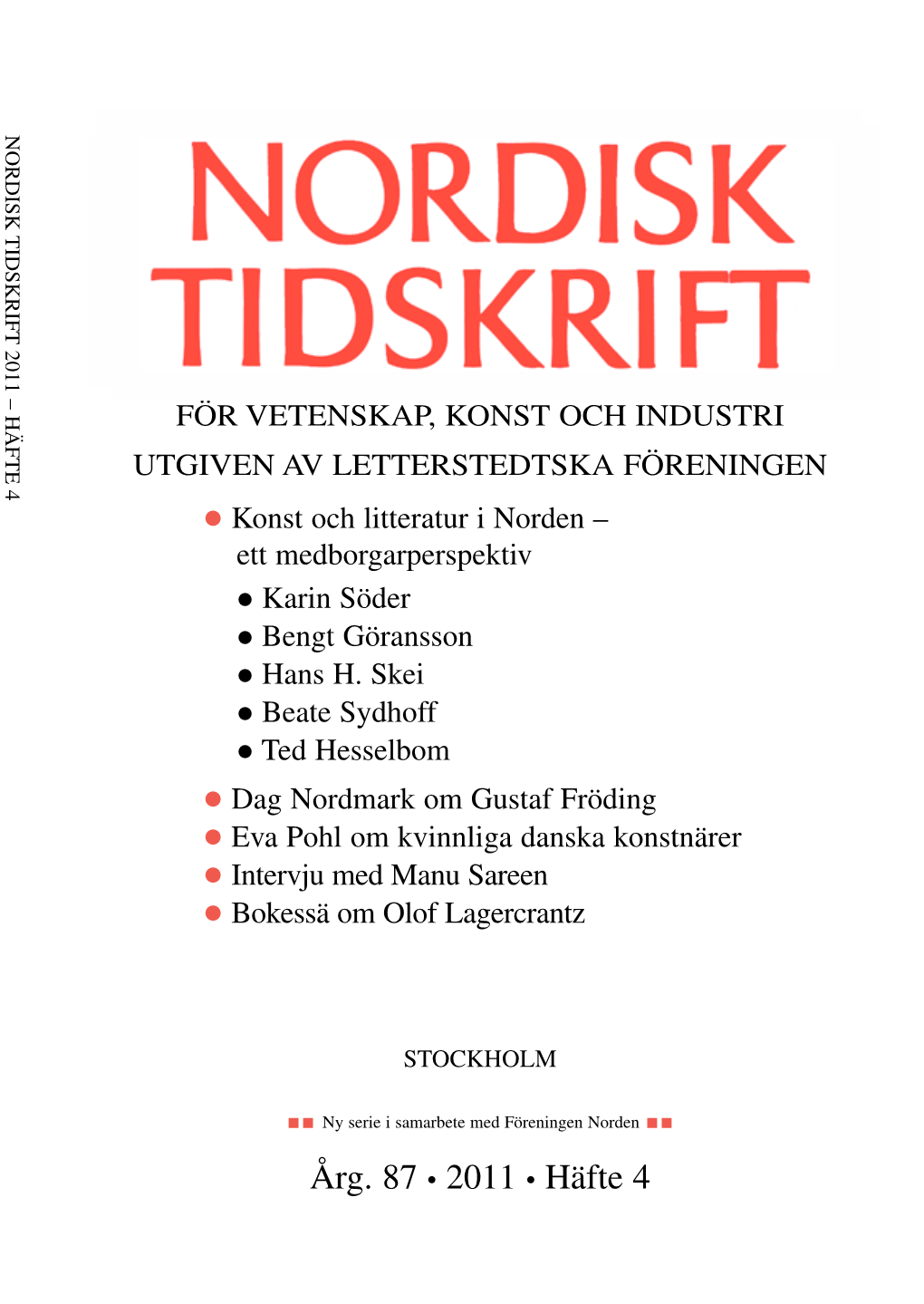 Nordisk Tidskrift NT4-11 (Pdf)