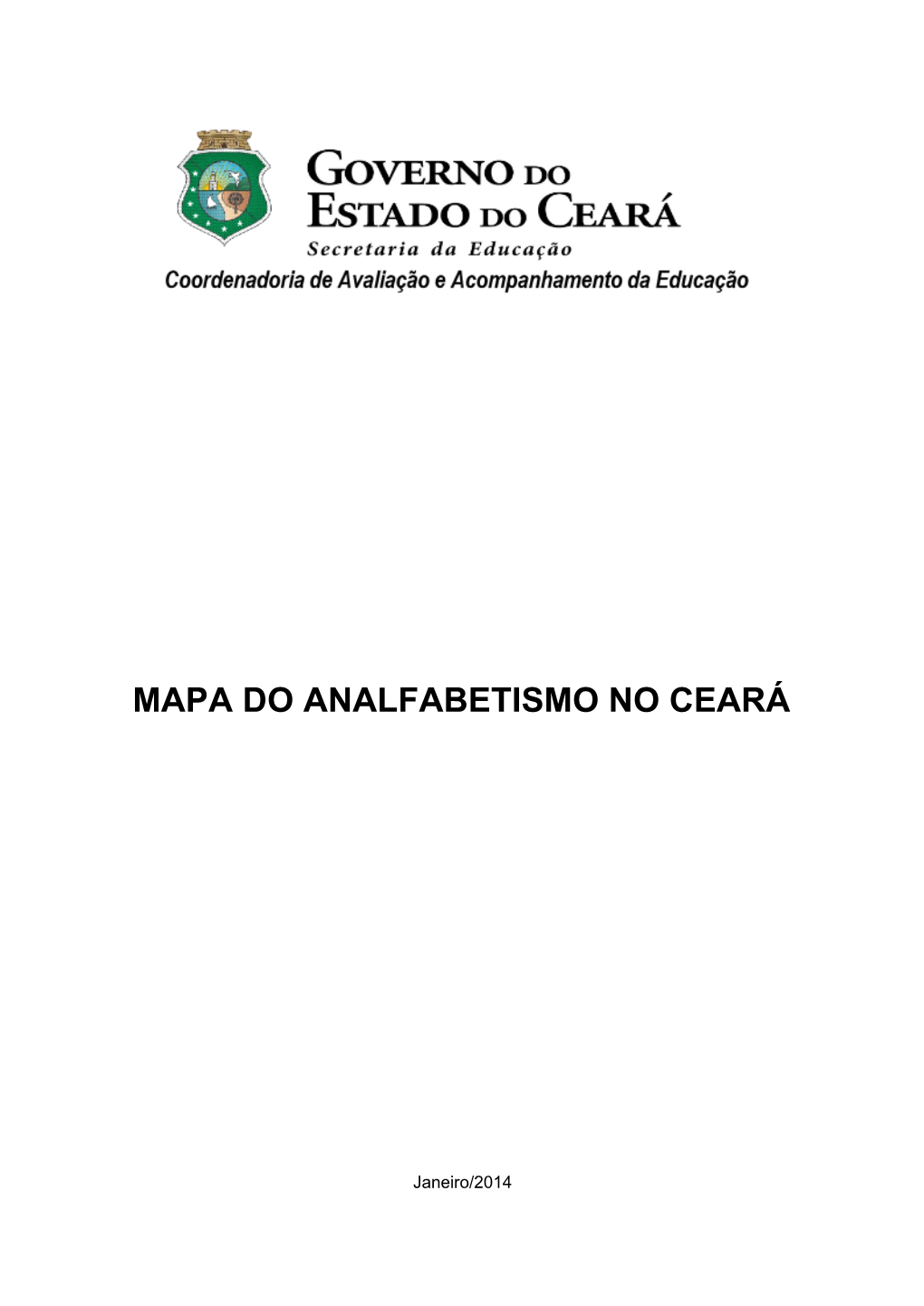 Mapa Do Analfabetismo No Ceará