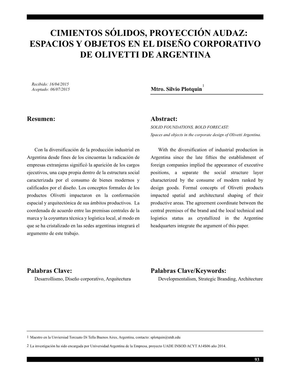 Espacios Y Objetos En El Diseño Corporativo De Olivetti De Argentina