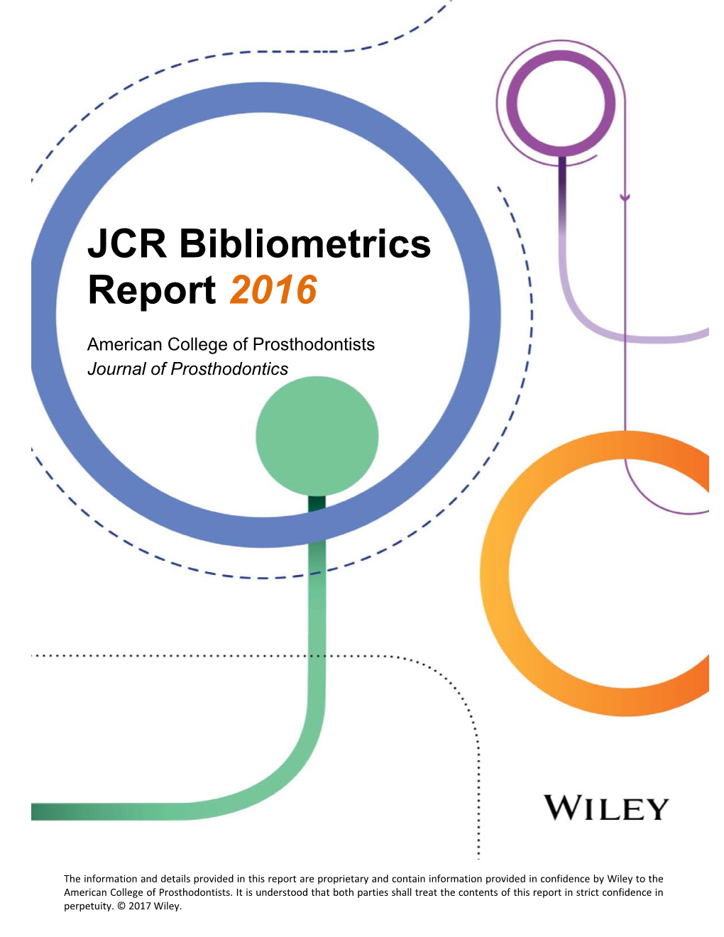 JCR Bibliometrics Report 2016