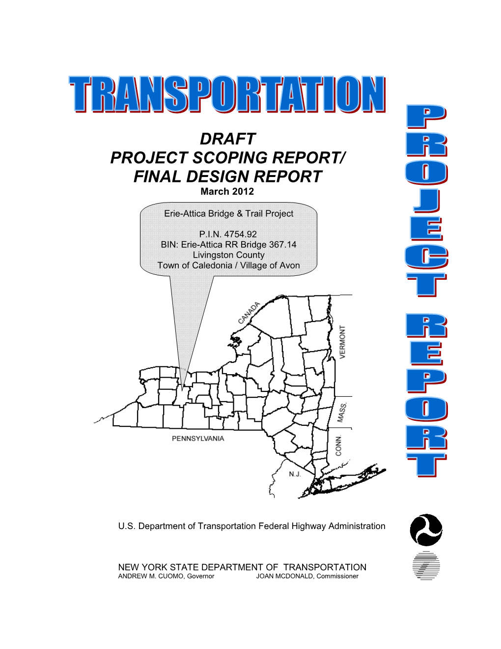 DRAFT PROJECT SCOPING REPORT/ FINAL DESIGN REPORT March 2012