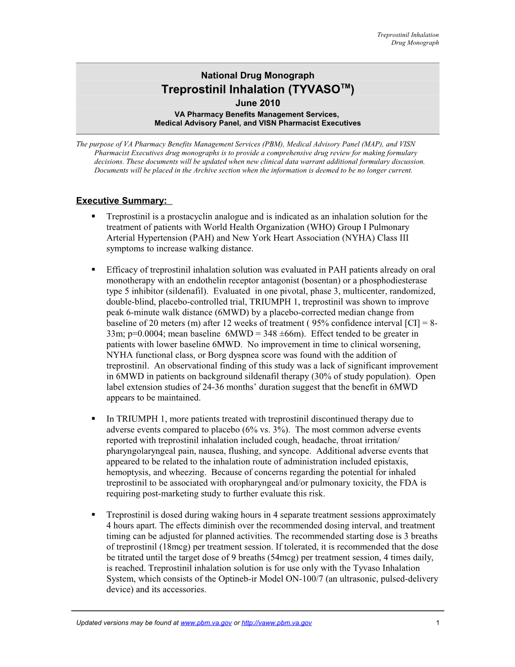 National PBM Monograph Template Rev20091005 s3