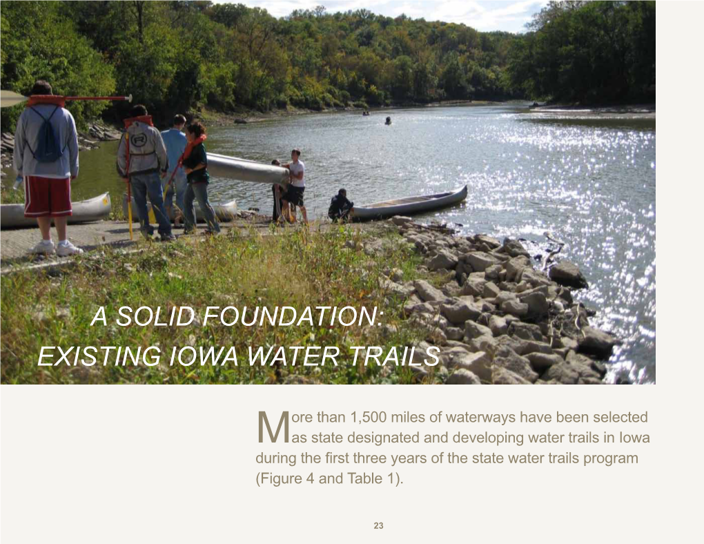 Existing Iowa Water Trails