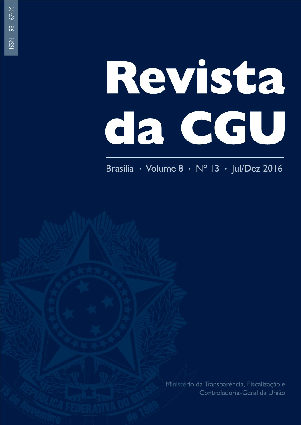 Brasília Volume 8 Nº 13 Jul/Dez 2016