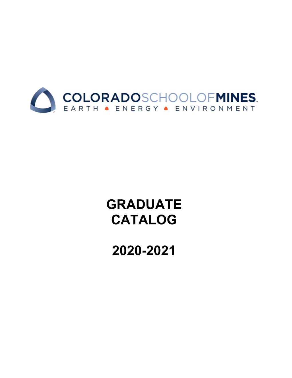 Graduate Catalog