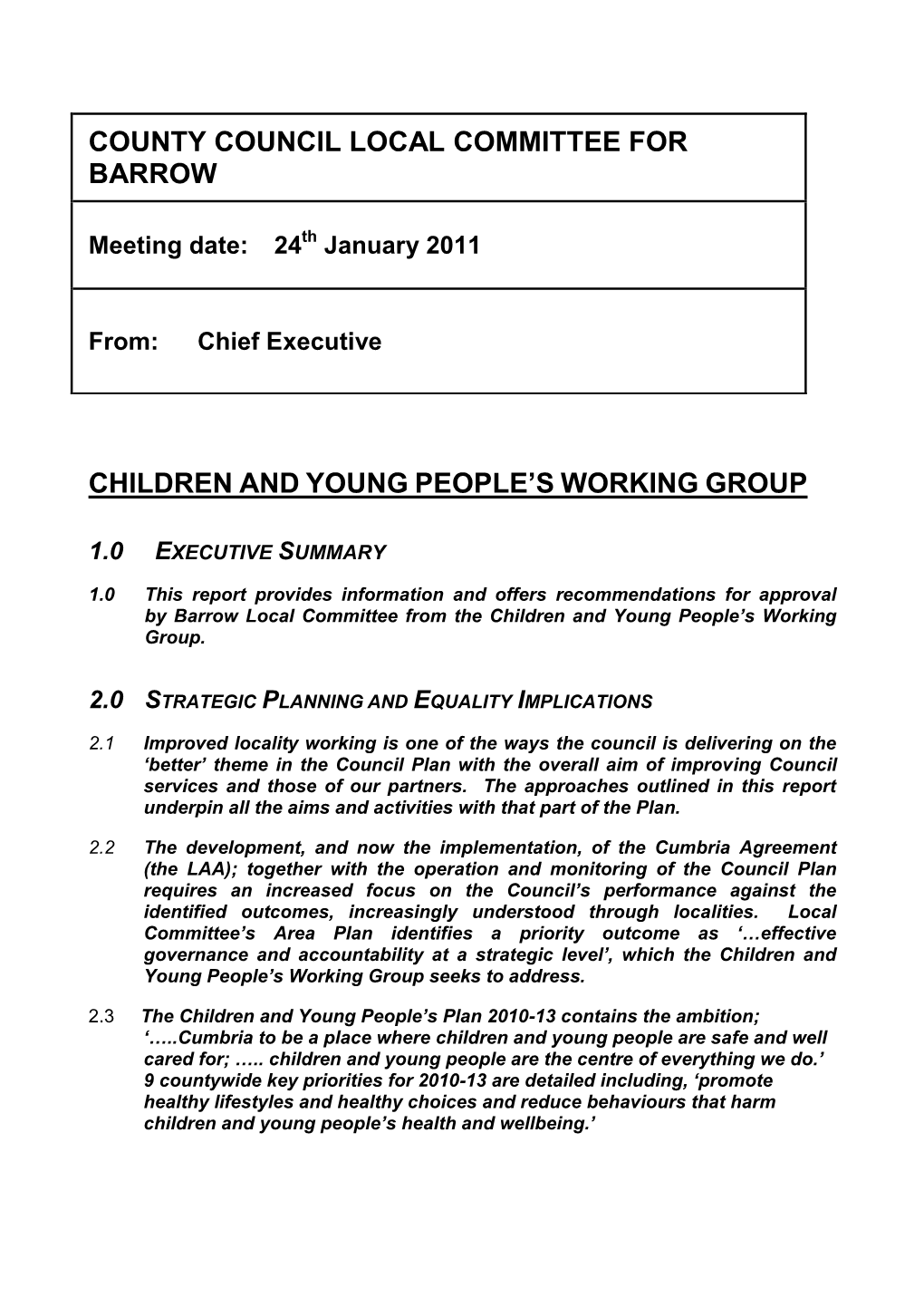 Report 110124 CYPWG