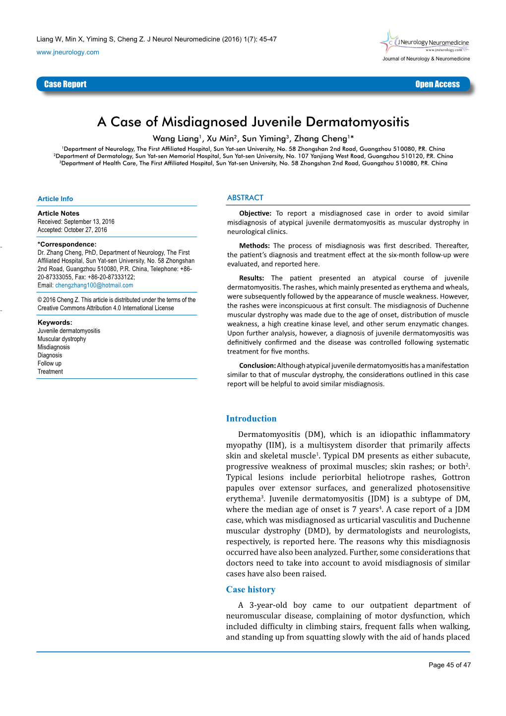 A Case of Misdiagnosed Juvenile Dermatomyositis